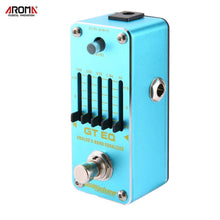 Load image into Gallery viewer, New Aroma AEG-3 GT EQ Mini Analog 5-Band Equalizer Guitar Effect Pedal
