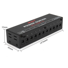 Load image into Gallery viewer, Caline 10CH Guitar Pedal Board Effect Power Supply Isolated Output 9V 12V 18V